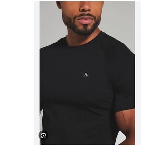 Tailored athlete premium athletic fit essential t shirt basic black